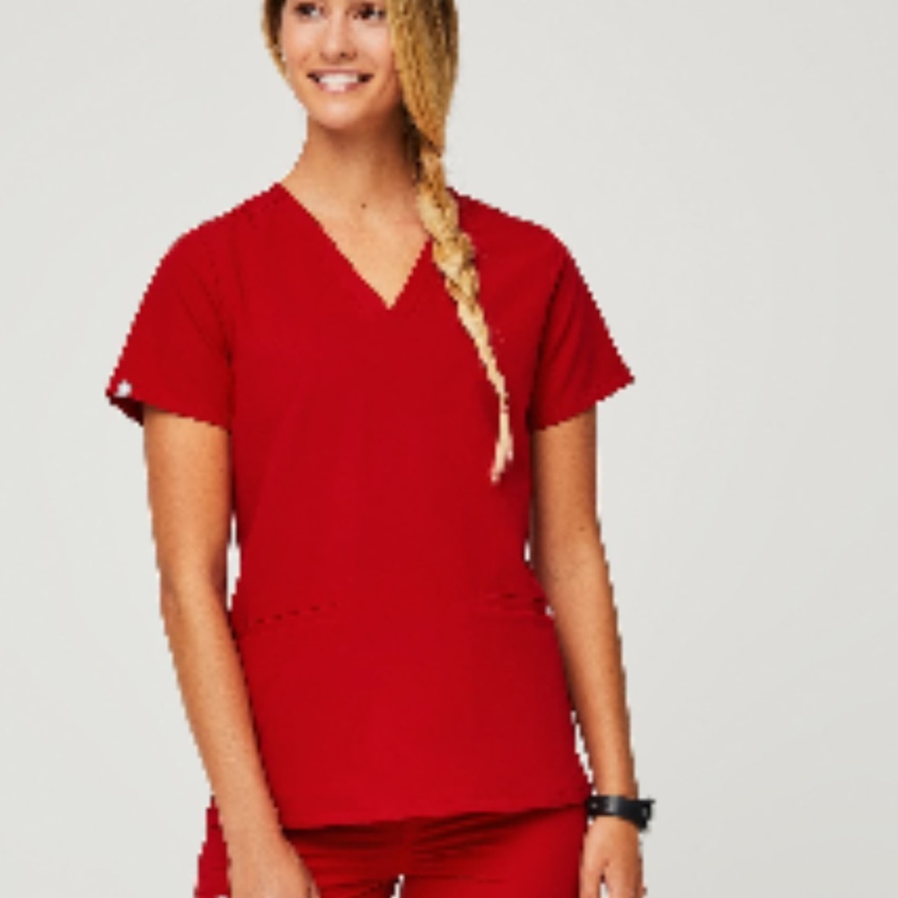 Figs red scrubs